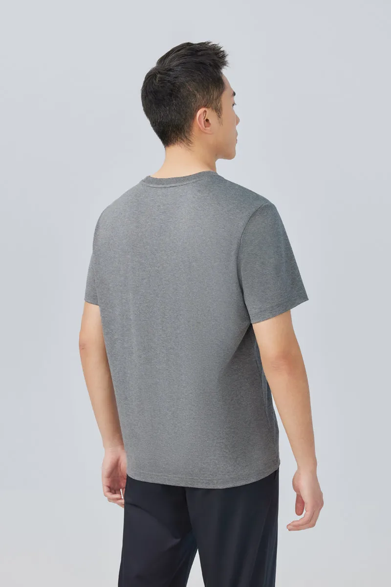 Regal Crew Neck T-Shirt | Dark Grey EBCG30