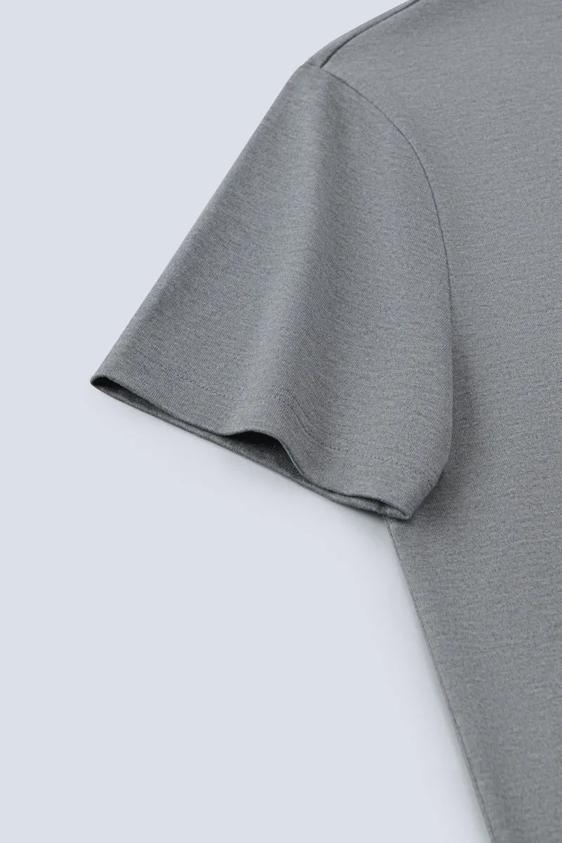 Regal Crew Neck T-Shirt | Dark Grey EBCG30