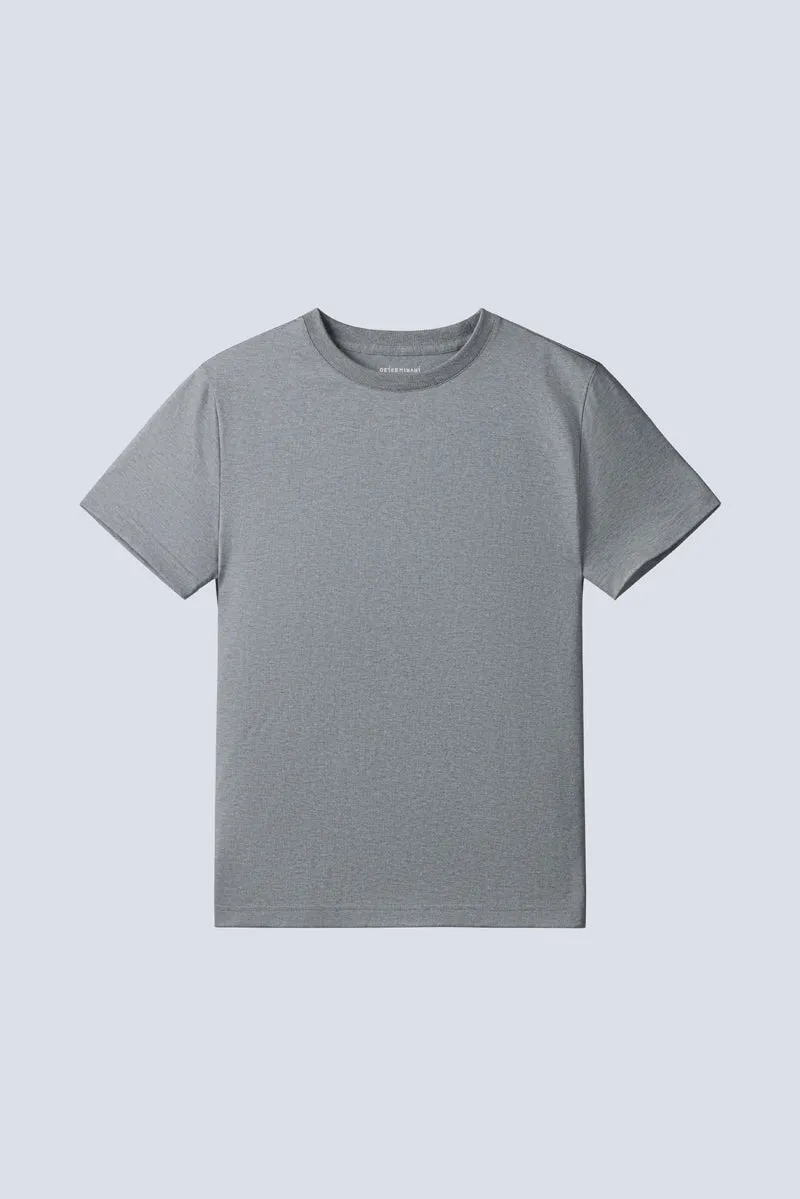 Regal Crew Neck T-Shirt | Dark Grey EBCG30