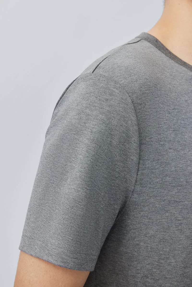 Regal Crew Neck T-Shirt | Dark Grey EBCG30