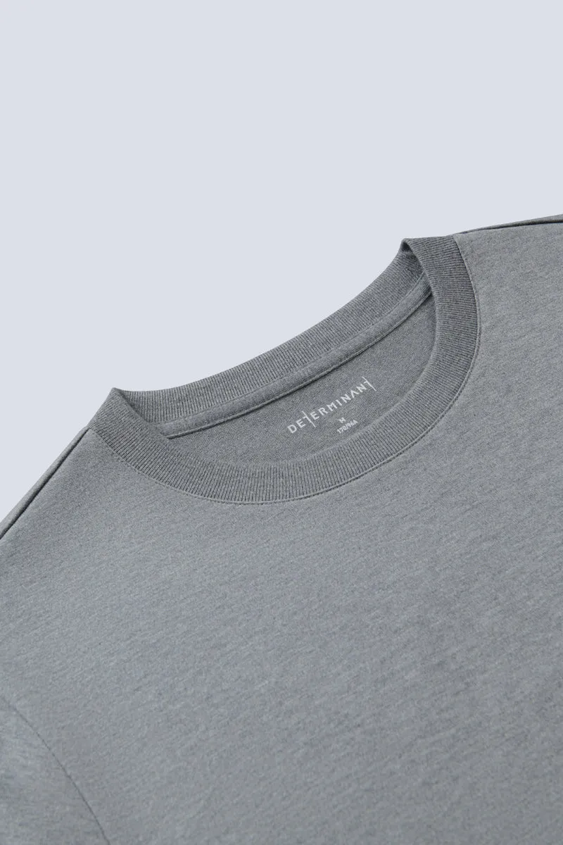 Regal Crew Neck T-Shirt | Dark Grey EBCG30