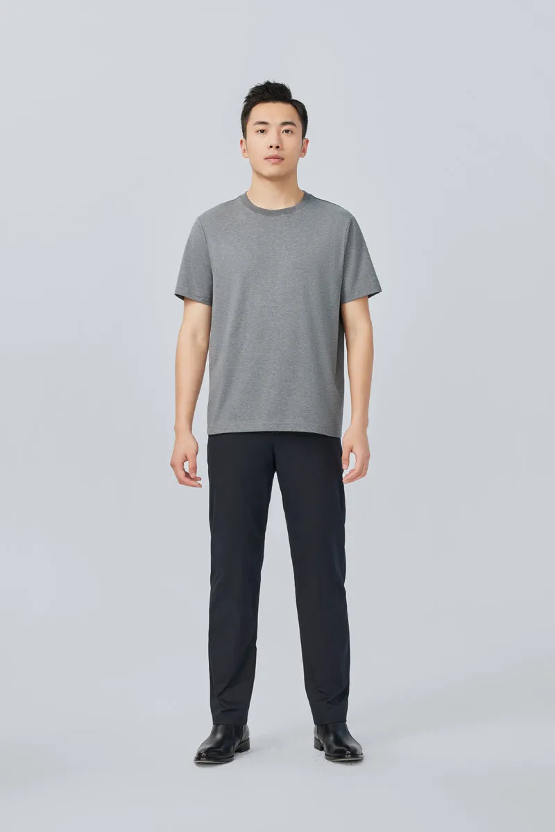 Regal Crew Neck T-Shirt | Dark Grey EBCG30